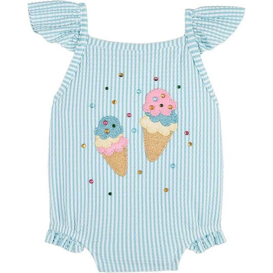 Ice Cream One-Piece Bathing Suit