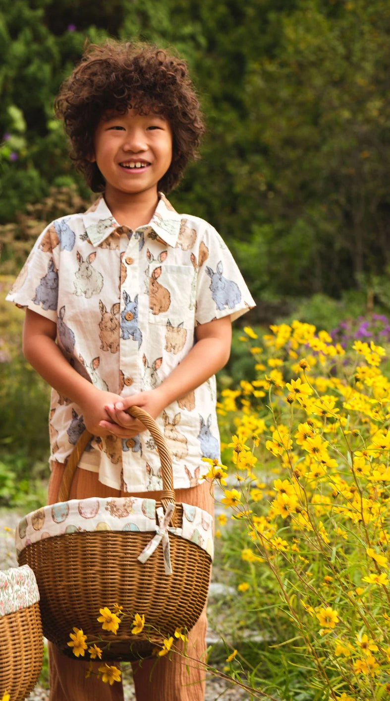 Pink Chicken Boys Jack Shirt - Easter