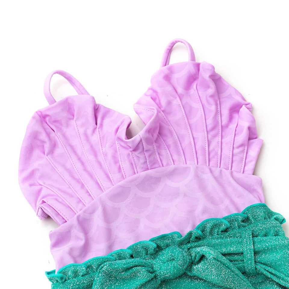 One-Piece H20 and Shimmer Pink & Green