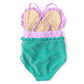 One-Piece H20 and Shimmer Pink & Green