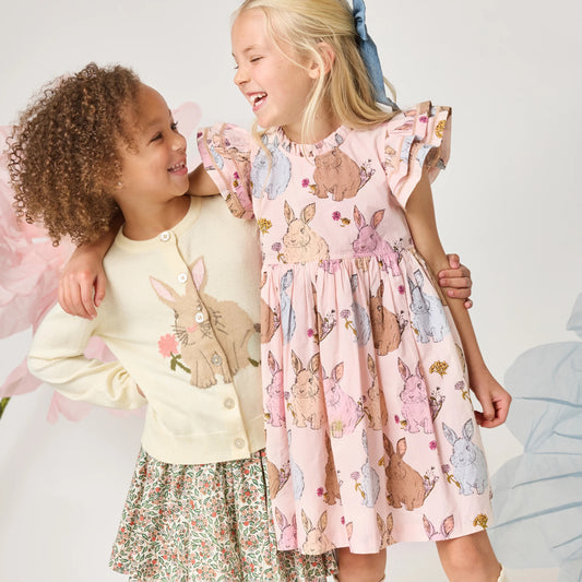 Pink Chicken Girls Jennifer Double Ruffle Dress
