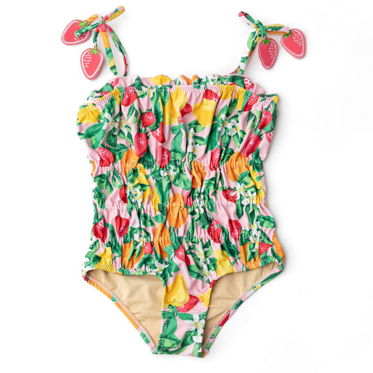 One-Piece Smocked Fruit Punch