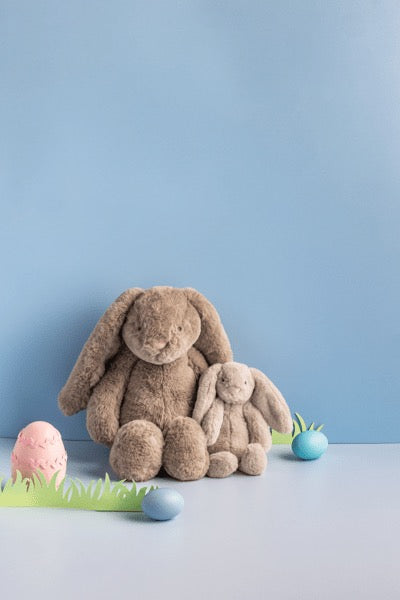 MudPie Mommy and Baby Bunny Plushy Pair