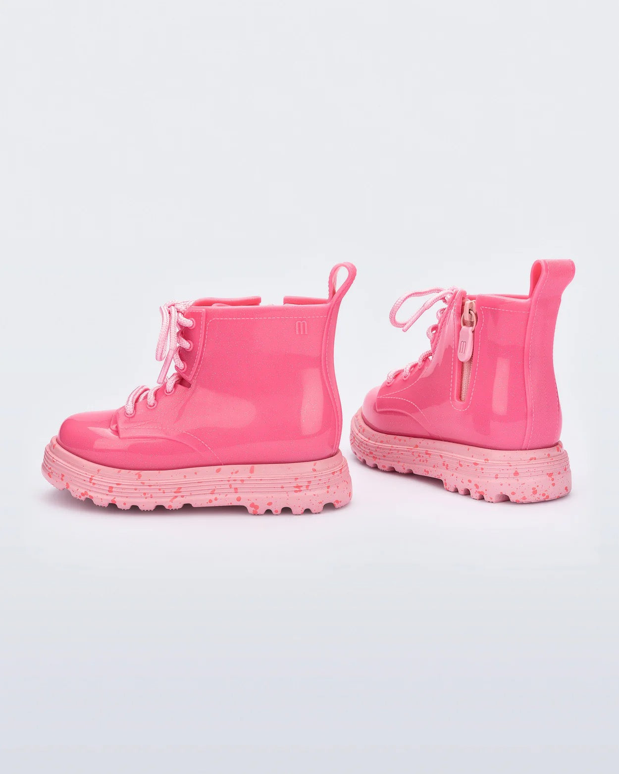 Hot Pink Boots- Mini Melissa Coturno