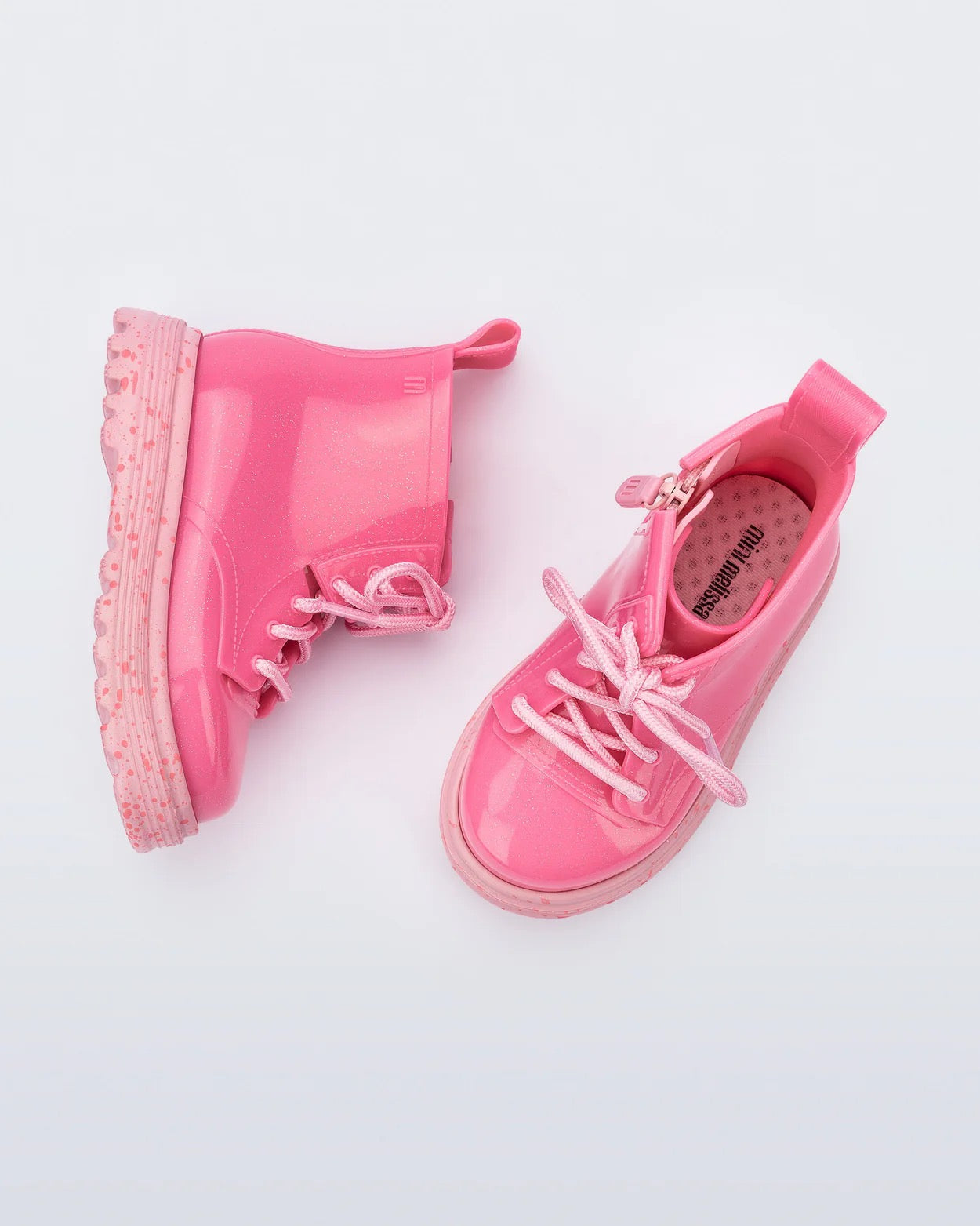 Hot Pink Boots- Mini Melissa Coturno