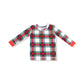 Holiday Plaid Lounge Set