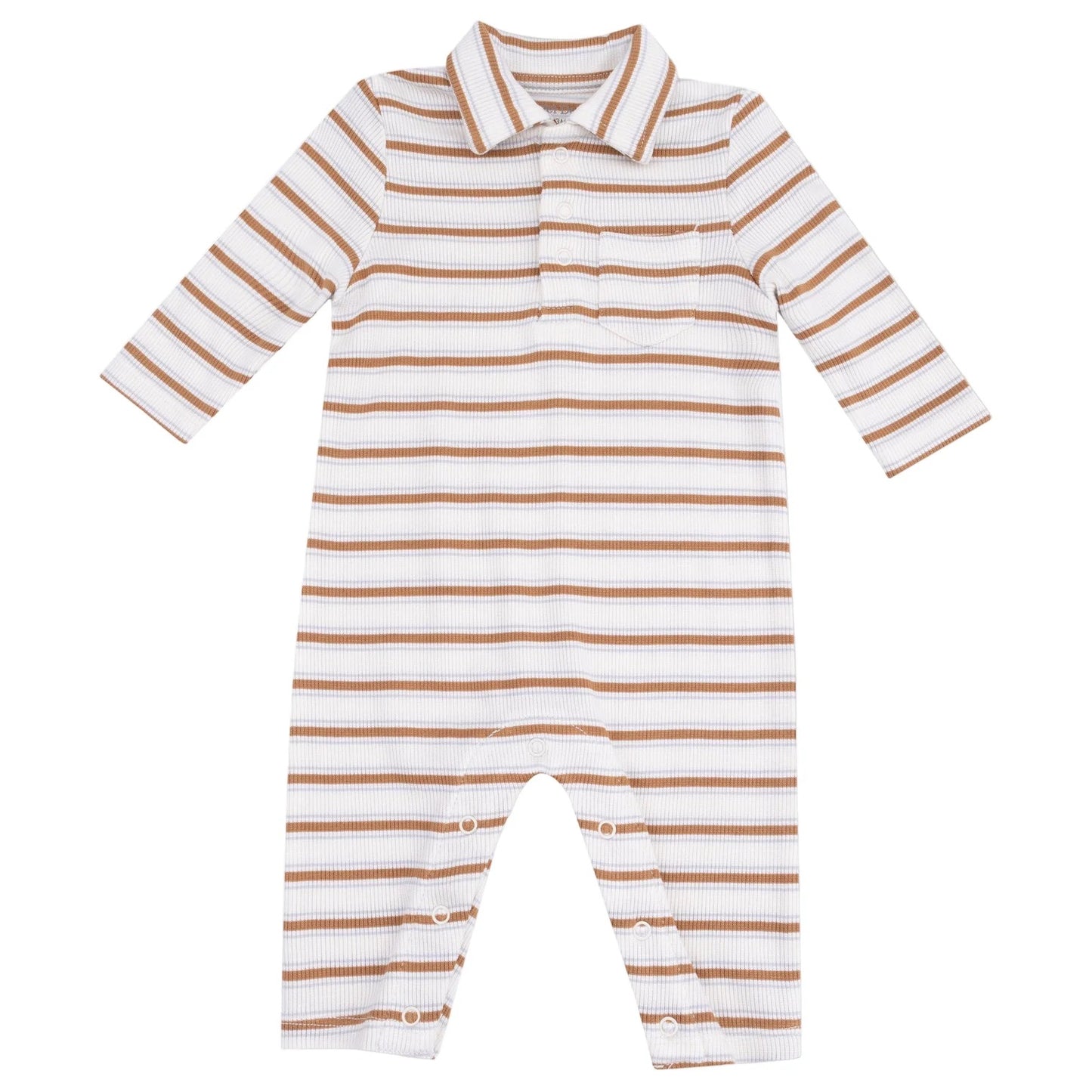 Vintage Stripe Polo Romper
