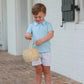 Trotter Street Kids Cottontail Solid Polo Short Set