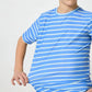 Sky Blue Baseline Strip Practice Shirt