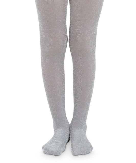 Jeffries Silver Glitter Tights