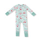 Golfing Santa and Elves- 2 Way Zipper Romper