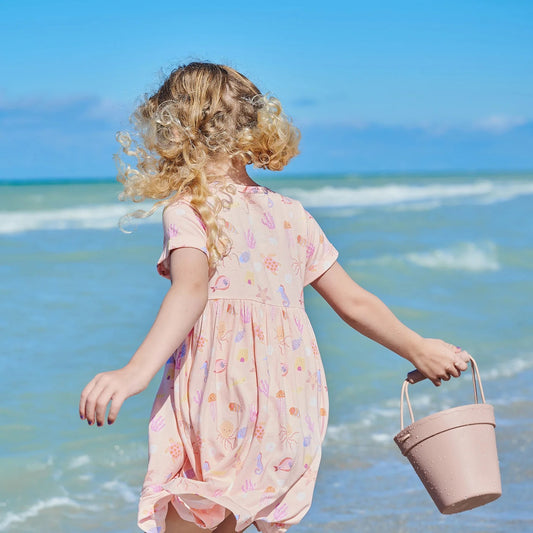 Deep Sea Chic- Pink Dress