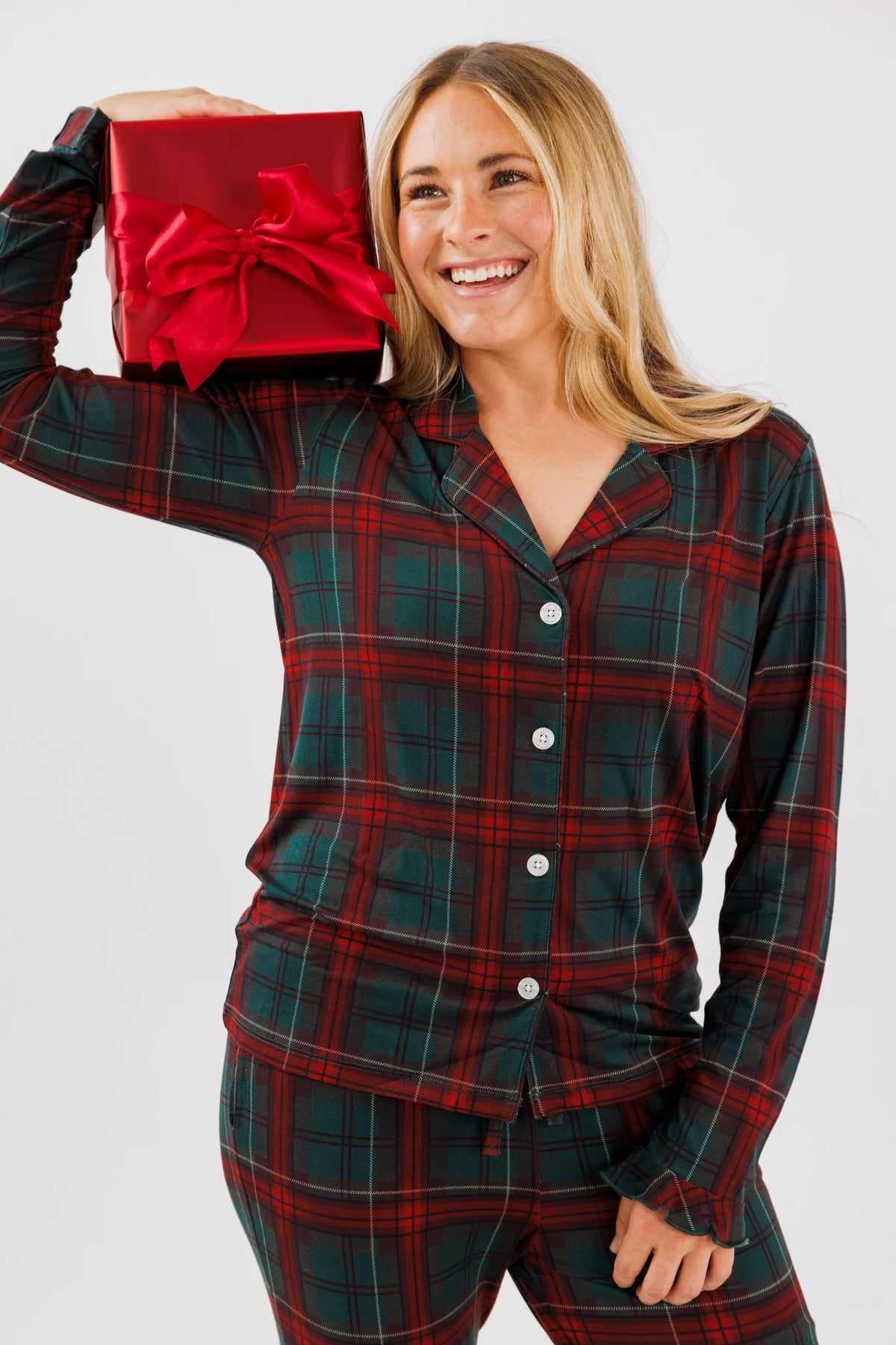 Holiday Heritage Plaid Women's Long Sleeve Set