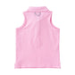 Pink Frosting Girls Sleeveless Solid Cotton Polo