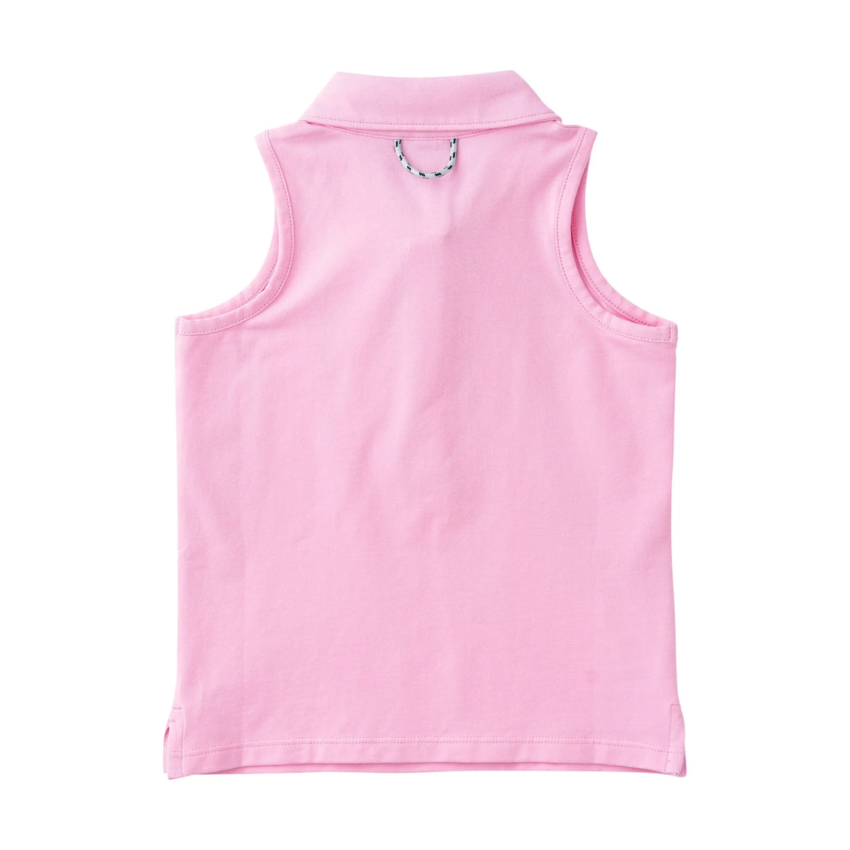 Pink Frosting Girls Sleeveless Solid Cotton Polo