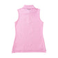 Pink Frosting Women's Sleeveless Solid Cotton Polo