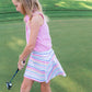 Pink Frosting Girls Sleeveless Solid Cotton Polo