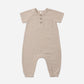 Short Sleeved Jumpsuit Almond Stripe