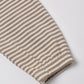 Short Sleeved Jumpsuit Almond Stripe