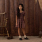 Girls Dillon Dress - Iris Mulberry