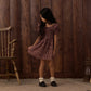 Girls Dillon Dress - Iris Mulberry