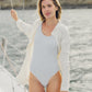 Women's Caitlin One-Piece Periwinkle Stripe