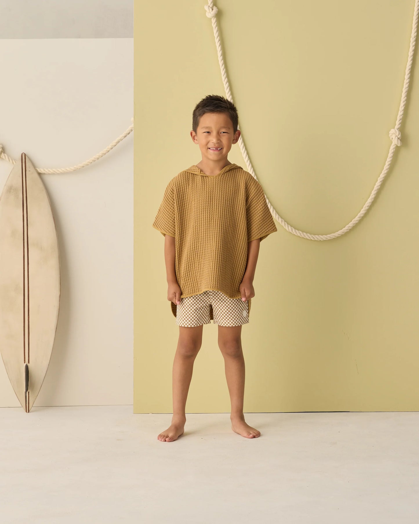 Board short Ocre Check
