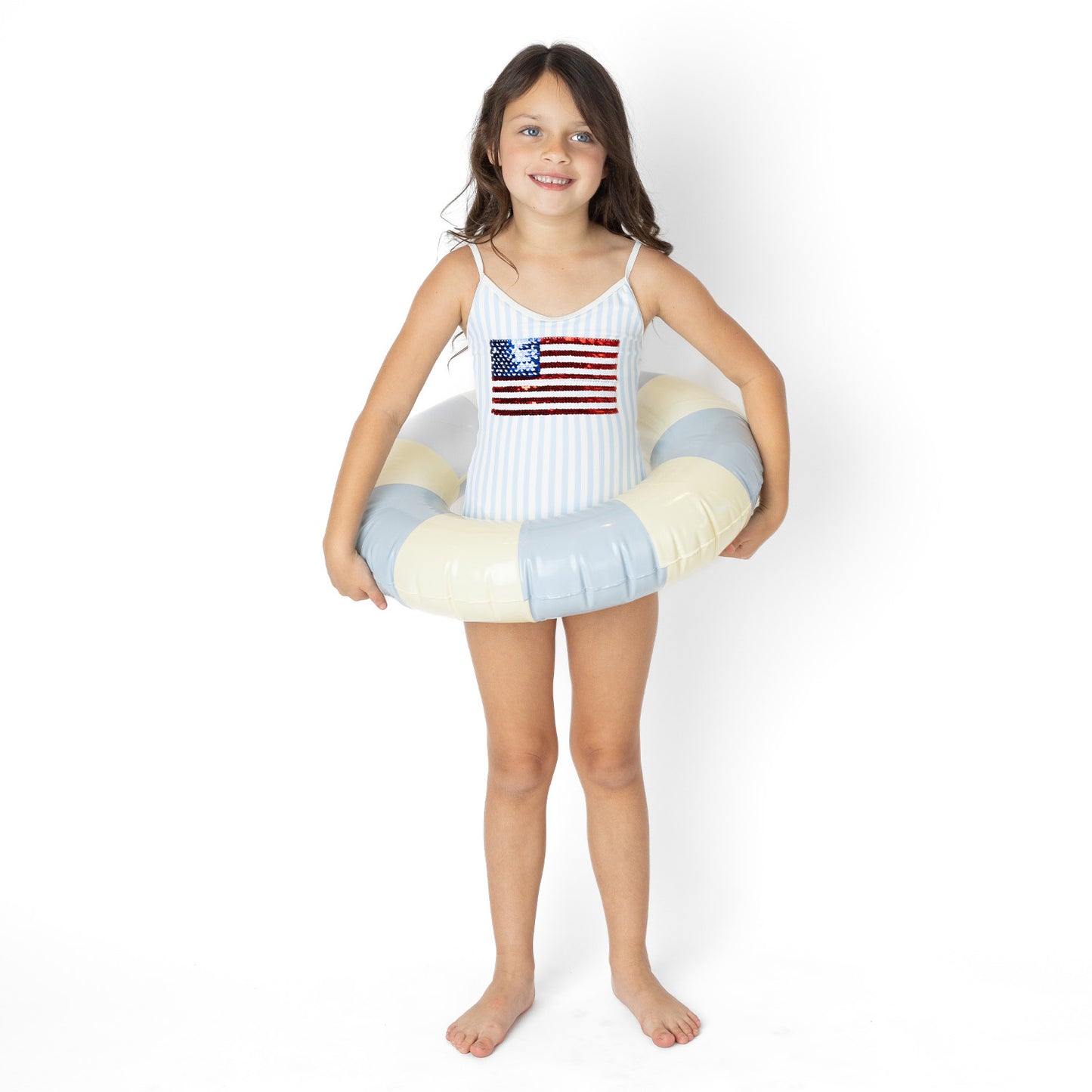 Americana Girls Sequin Suit