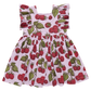 Girls Lavender Raspberries Dress- Elsie Dress