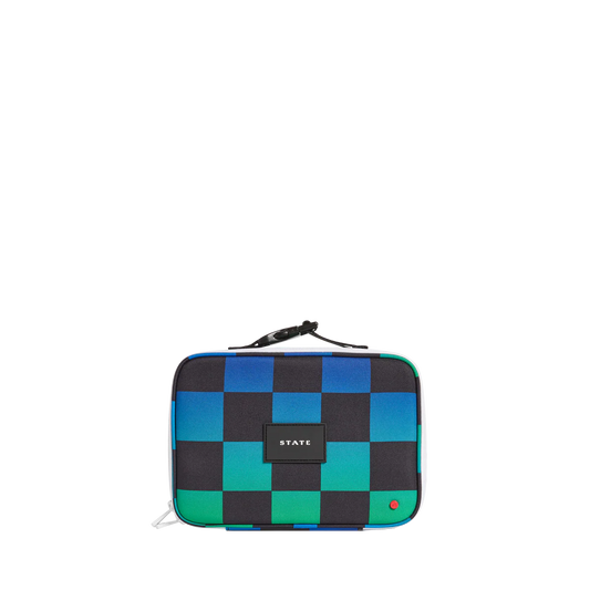 STATE Bags Rodgers Lunch Box – Blue Checkerboard