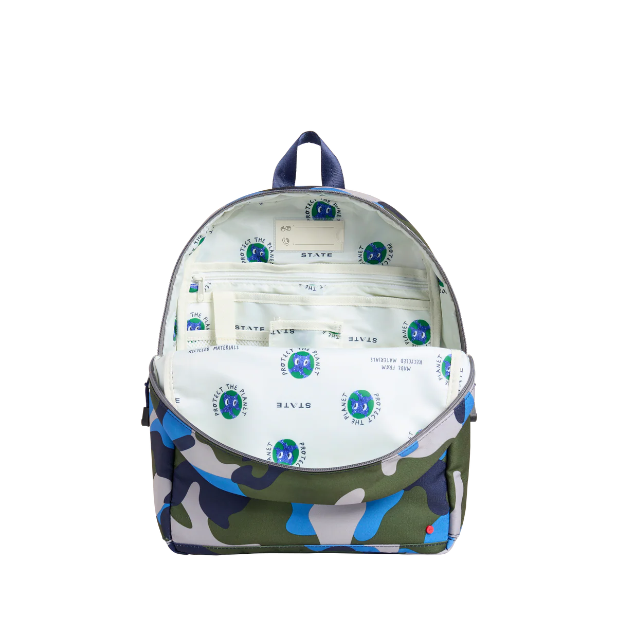 STATE Bags Kane Backpack - Navy/Neon