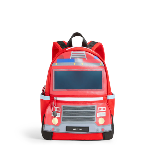 STATE Bags  Kane Mini Backpack - Fire Truck
