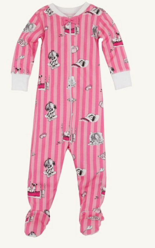 Beaufort Bonnet Noelle's Night Night Footed Onesie