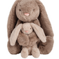 MudPie Mommy and Baby Bunny Plushy Pair