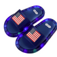 MudPie American Flag light up Sandal