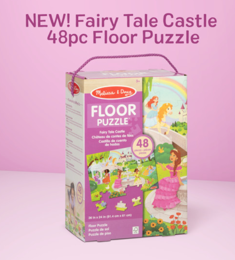 Melissa & Doug Fairy Tale Castle Floor Puzzle