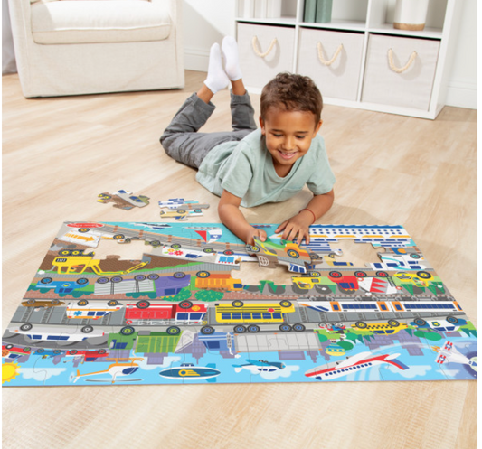 Melissa & Doug Traffic Jam Floor Puzzle
