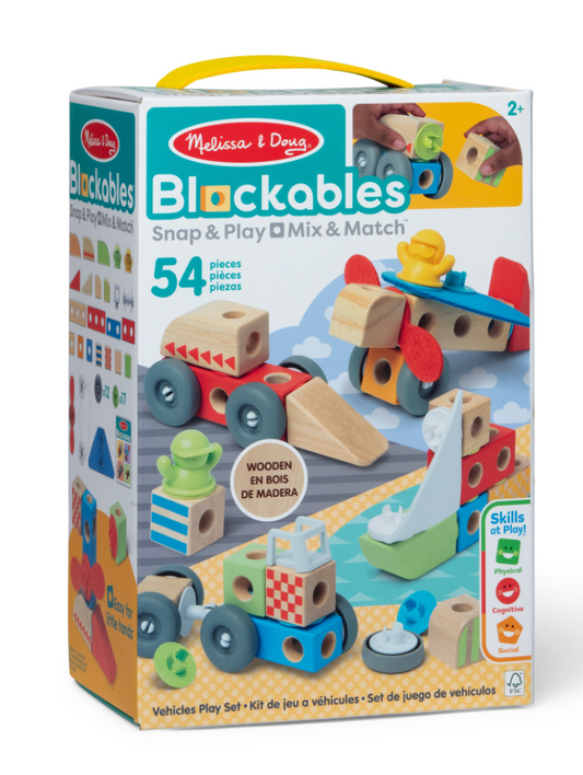 Melissa & Doug Blockables Vehicles