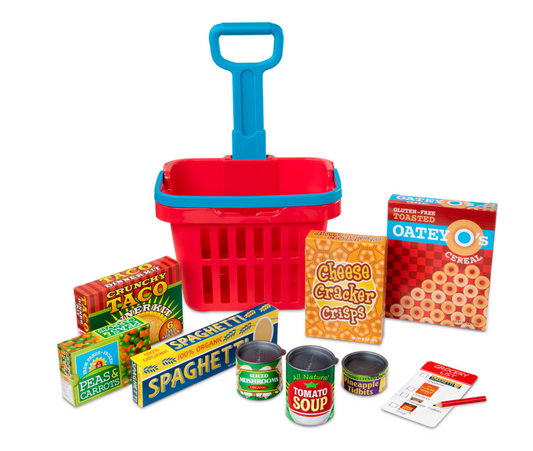 Melissa & Doug Fill & Roll Grocery Basket