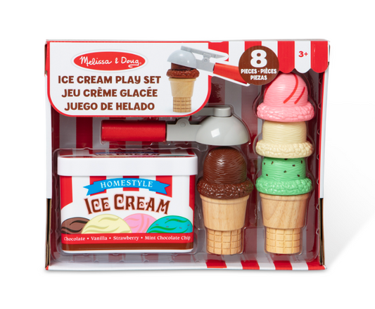 Melissa & Doug Scoop & Stack Ice Cream Play Set