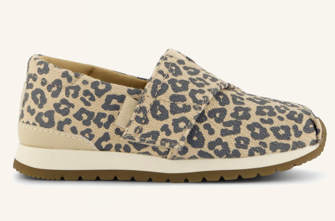 Tom's Resident Plus Toddler Sneaker - Leopard Print