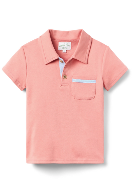 Little Paper Kids Archie Polo - Nantucket Red (Archie-Polo-Nantucket-Red)