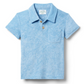 Little Paper Kids Grayson Polo - Aqua (Grayson-Polo-Aqua)