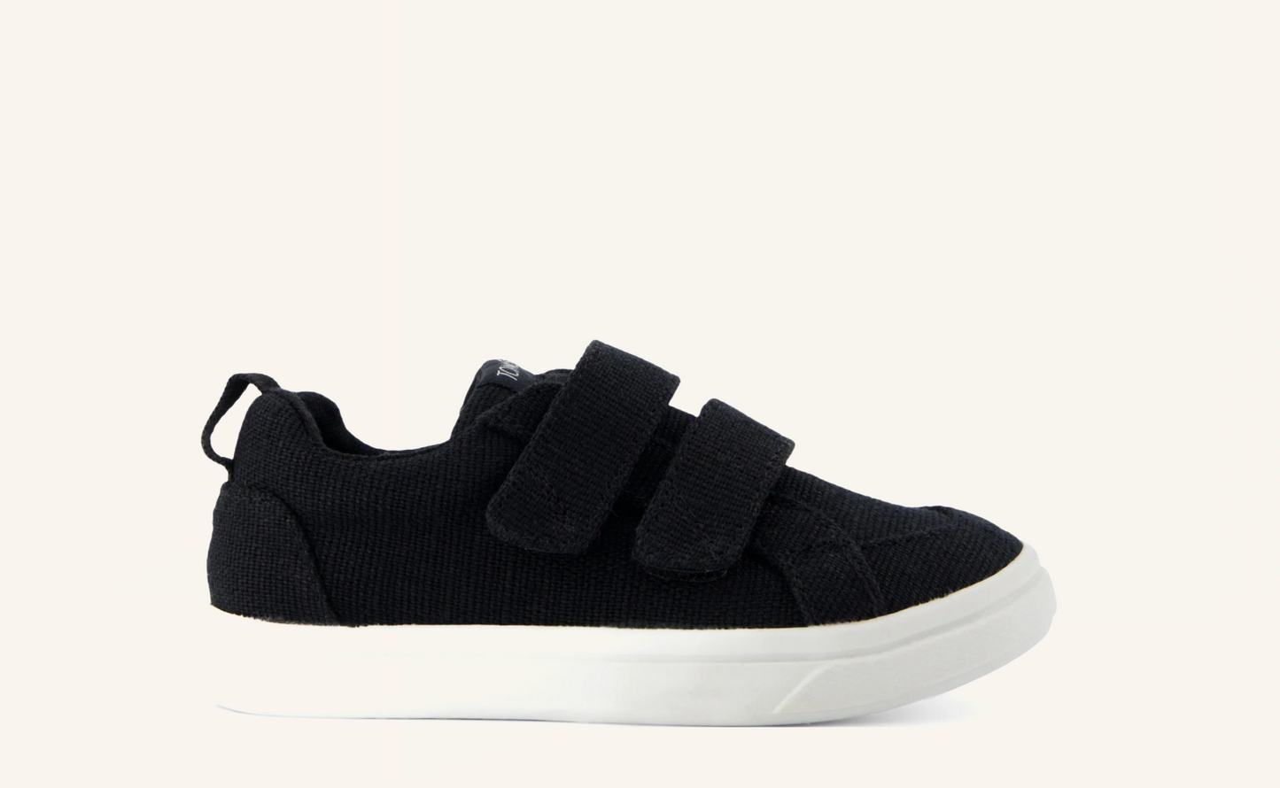 Tom's Cruz Double Strap Toddler Sneaker - Black