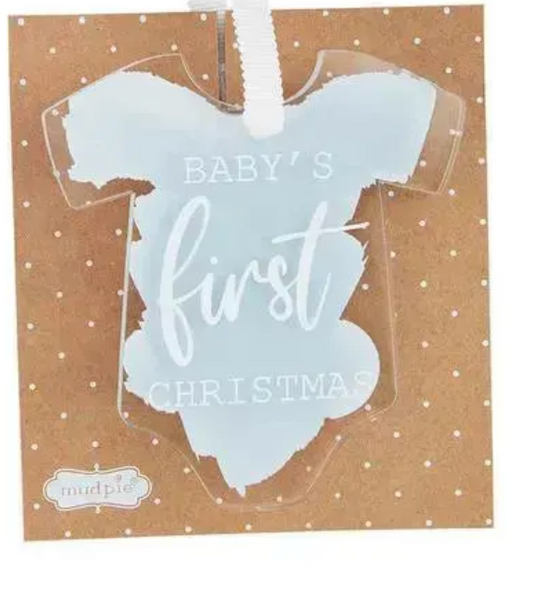 MudPie Baby's 1st Christmas Ornamnent