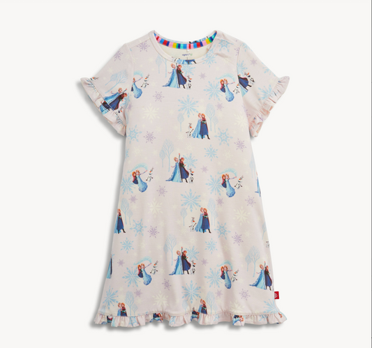 Magnetic Me Frozen Right Fit Ruffle Nightgown