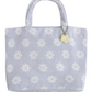 Terry Beach Bag - Periwinkle Daisy