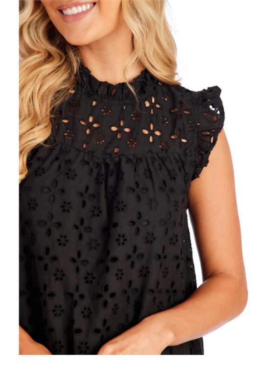 Womens Bianca Eyelet Tank