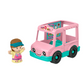 Fisher-Price Little People Ice Cream Truck, Push-Along Toy Vehicle & Figure for Toddlers & Kids