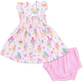 Angel Dear Ice Cream Fun Crew Smocked Top with Bloomer
